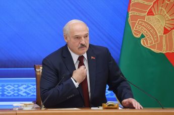 Президент Белоруссии Александр Лукашенко во время встречи с журналистами