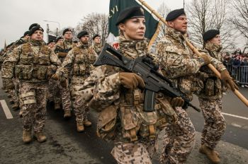 Военнослужащие армии Латвии