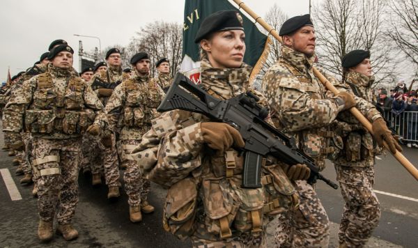 Военнослужащие армии Латвии