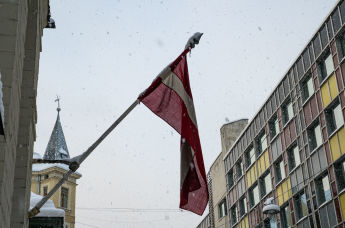 Флаг Латвии