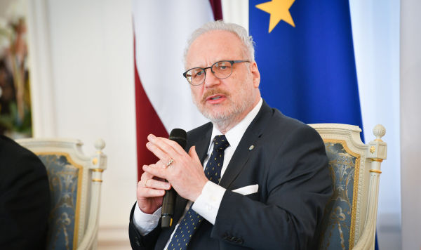 Президент Латвии Эгилс Левитс 