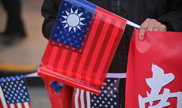 Флажок Тайваня и США