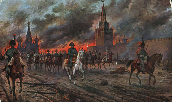 Картина Виктора Мазуровского «Московский пожар (1812)»