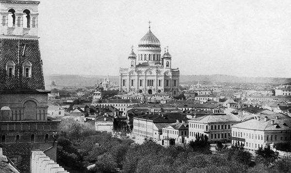 Кафедральный собор Русской православной церкви храм Христа Спасителя в Москве, 1920 год