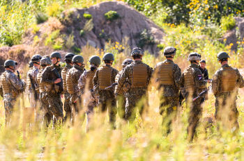 Военнослужащие Национальной гвардии Латвии
