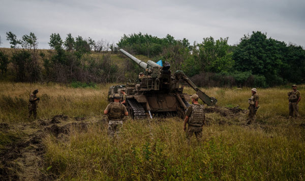 Украинское артиллерийское подразделение 