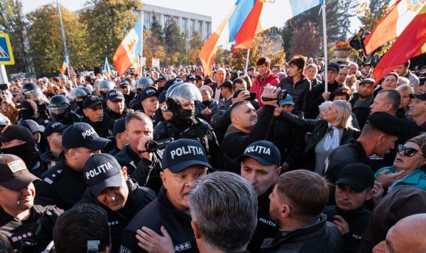 Протесты в Кишиневе, 16 октября 2022