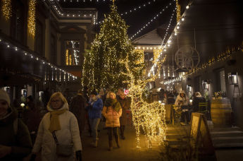 Рождественские украшения в Вильнюсе, Литва
