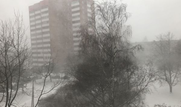 Шторм и обильный снегопад в Эстонии, 12 декабря 2022