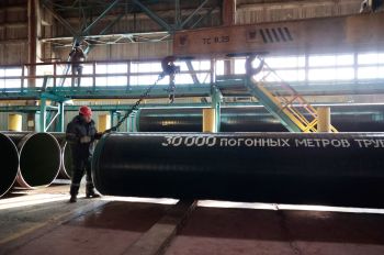 Производство труб для строящегося водовода из Ростовской области в ДНР