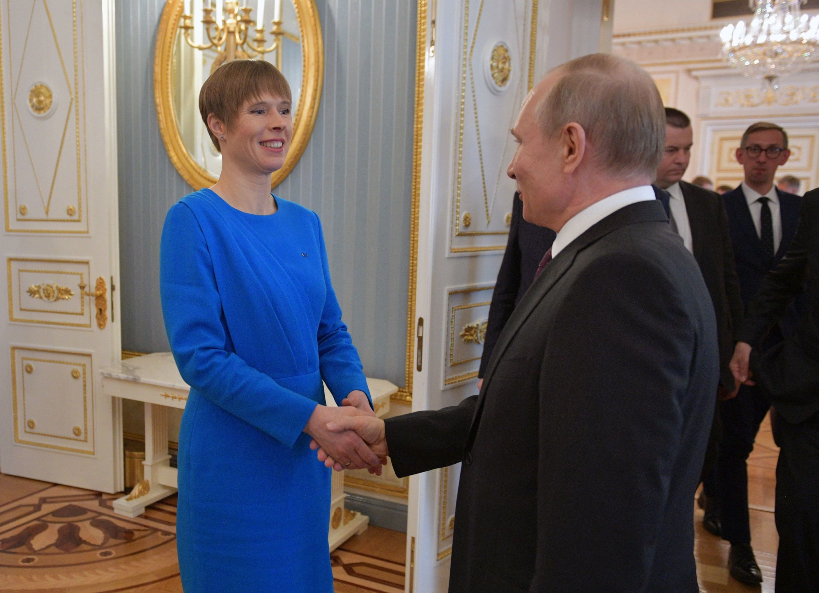 Встреча президента России Владимира Путина с президентом Эстонии Керсти Кальюлайд, 18 апреля 2019 год