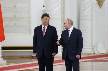 Президент РФ Владимир Путин и председатель КНР Си Цзиньпин во время встречи в Москве, 21 марта 2023