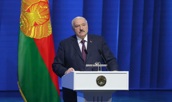 Президент Белоруссии Александр Лукашенко во время послания к народу и парламенту, 31 марта 2023