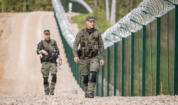 Сотрудники пограничной службы Эстонии