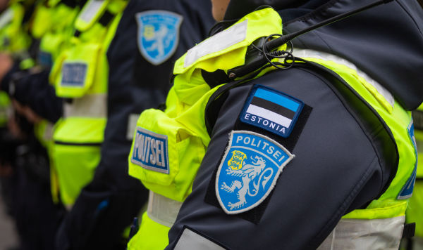 Сотрудники полиции Эстонии