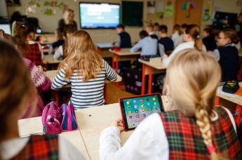 Урок в школе Вильнюса