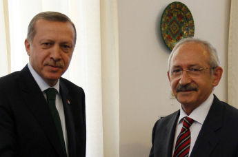 Президент Турции Реджеп Тайип Эрдоган и представитель Народного альянса Кемаль Кылычдароглу