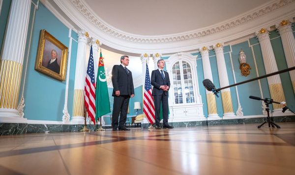 Переговоры Министра иностранных дел Туркменистана Рашида Мередова с Государственным секретарем США Энтони Блинкеном, Вашингтон,  25 апреля 2023 года