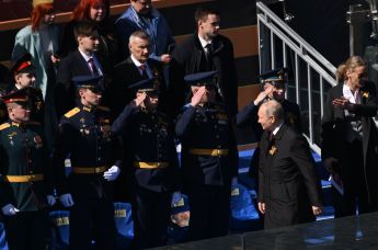 Президент России Владимир Путин на параде Победы в Москве
