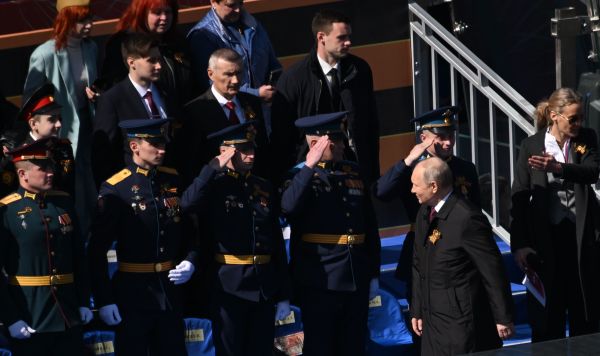 Президент России Владимир Путин на параде Победы в Москве