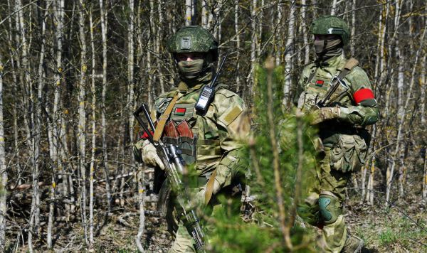 Военнослужащие десантных войск Белоруссии