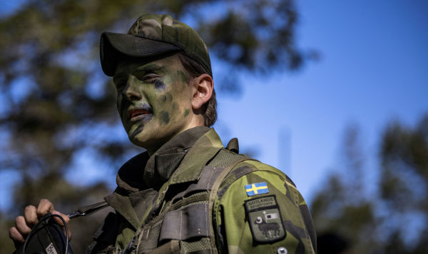 Солдат шведской армии. Архивное фото