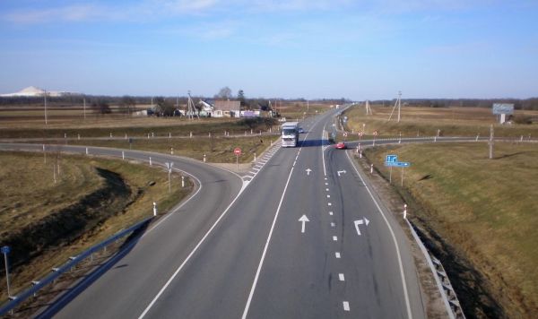 Трасса Via Baltica в Литве