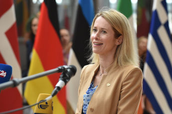 Премьер-министр Эстонии Кая Каллас во время заседания Европейского совета в Брюселе, 29 июня 2023
