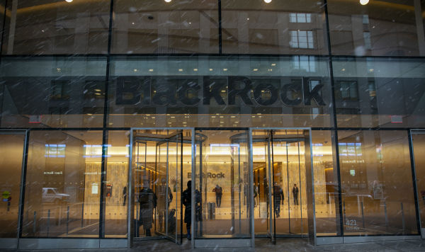 Офис инвесторской компании BlackRock в Нью-Йорке, 14 марта 2023