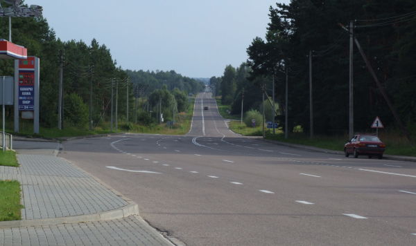 Польско-литовская граница в районе Лаздияй