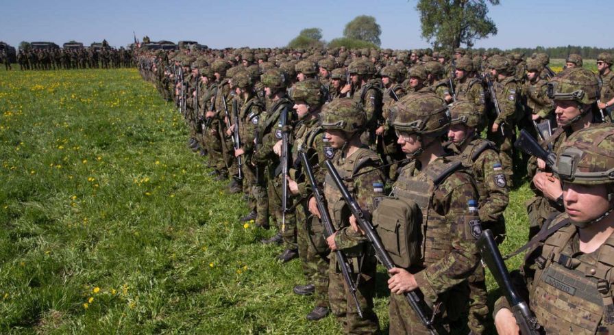 Солдаты армии Эстонии