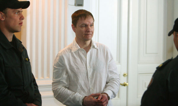 Константин Никулин в Вильнюсском окружном суде после вынесения приговора, 11 мая 2011 года