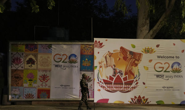 Логотип саммита G20 в Нью-Дели, Индия, 7 сентября 2023 года