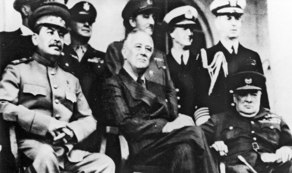 Тегеранская конференция лидеров трёх стран: Ф. Д. Рузвельта (США), У. Черчилля (Великобритания) и И. В. Сталина (СССР), состоялась в Тегеране с 28 ноября — 1 декабря 1943 года.