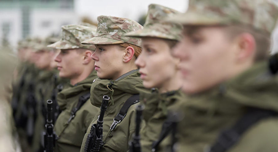 Призывники армии Литвы. Архивное фото