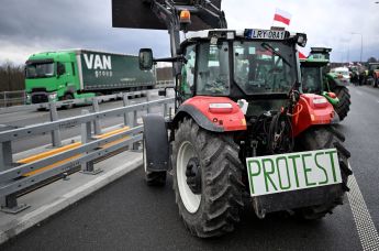 Акция протеста фермеров в Польше, 20 февраля 2024 года