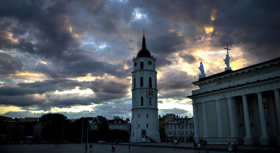 Соборная площадь в Вильнюсе, Литва