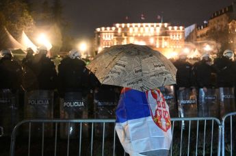 Протесты в Белграде