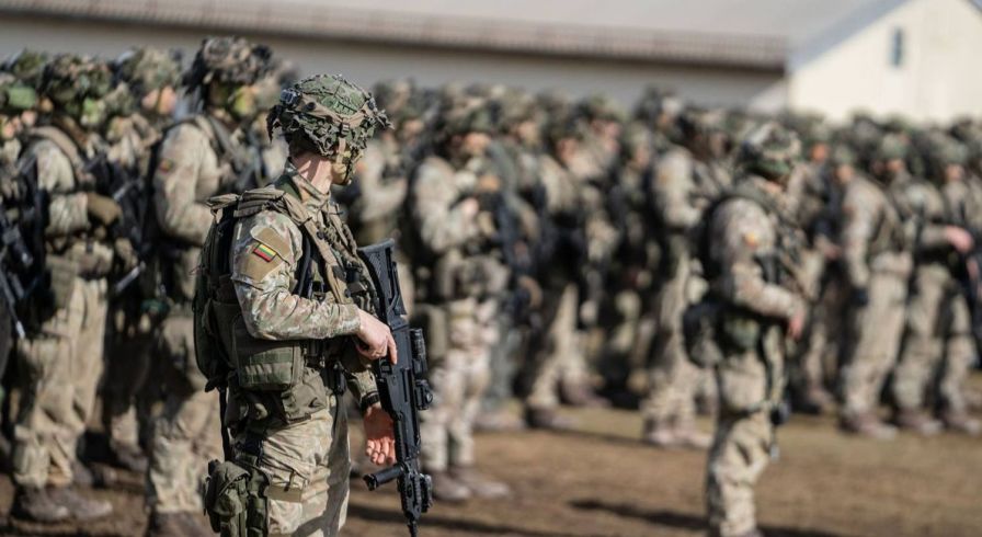 Военнослужащие армии Литвы 