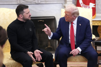 Владимир Зеленский на встрече с Дональдом Трампом в Белом доме