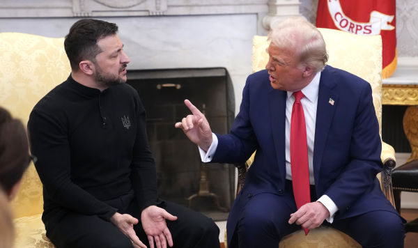 Владимир Зеленский на встрече с Дональдом Трампом в Белом доме
