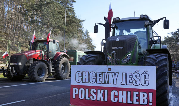 Протест фермеров в Польше Протест фермеров в Польше
