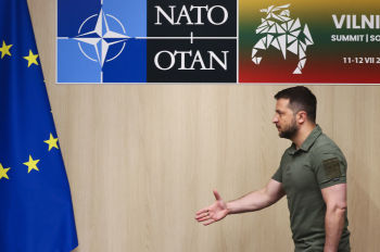 Владимир Зеленский на саммите НАТО в Вильнюсе