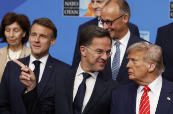 Президент США Дональд Трамп и генеральный секретарь НАТО Марк Рютте