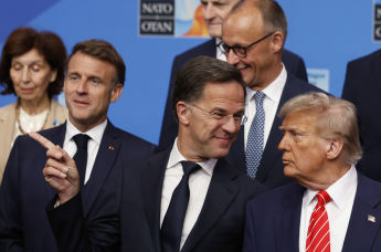 Президент США Дональд Трамп и генеральный секретарь НАТО Марк Рютте