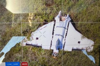 Беспилотный летательный аппарат, обнаруженный на полигоне в Гайжюнае в Литве