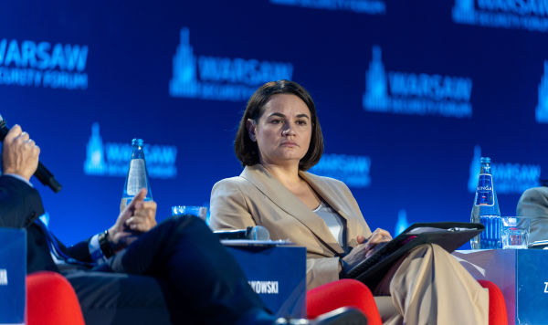 Светлана Тихановская на Форуме безопасности в Варшаве, Польша, 30 сентября 2025 г. Светлана Тихановская на Форуме безопасности в Варшаве, Польша, 30 сентября 2025 г.
