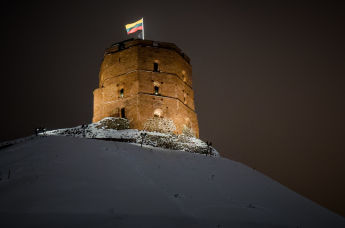 Башня Гедимина в Вильнюсе 