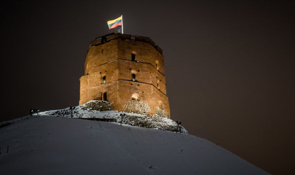 Башня Гедимина в Вильнюсе 