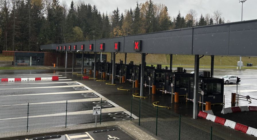 Пункт пропуска Мядининкай в Литве